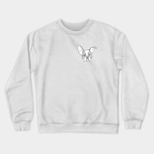 Grumpy B&W Boston Terrier Crewneck Sweatshirt